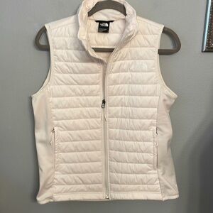 The North Face Puffer Vest Off white size M